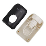 Automatic Toothpaste Dispenser Wall Mounted Adhesive Toothpaste Squeezer Holder for Bathroom Black - Low Angle
