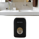 Automatic Toothpaste Dispenser Wall Mounted Adhesive Toothpaste Squeezer Holder for Bathroom Black