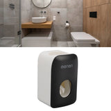 Automatic Toothpaste Dispenser Wall Mounted Adhesive Toothpaste Squeezer Holder for Bathroom Black