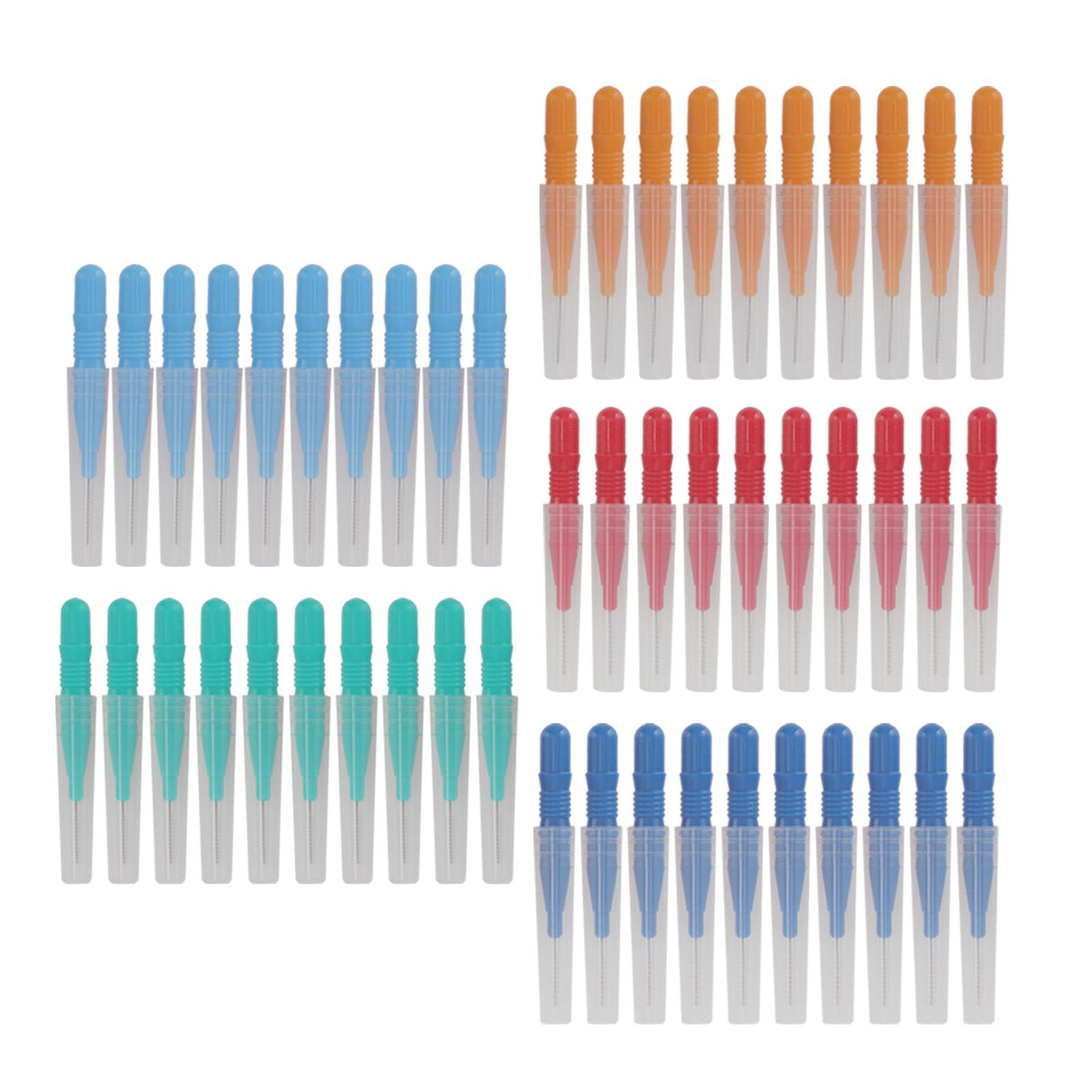 50 Pcs Tooth Interdental Brush for Oral Dental Health Teeth Cleaning Toothpick Cleaners