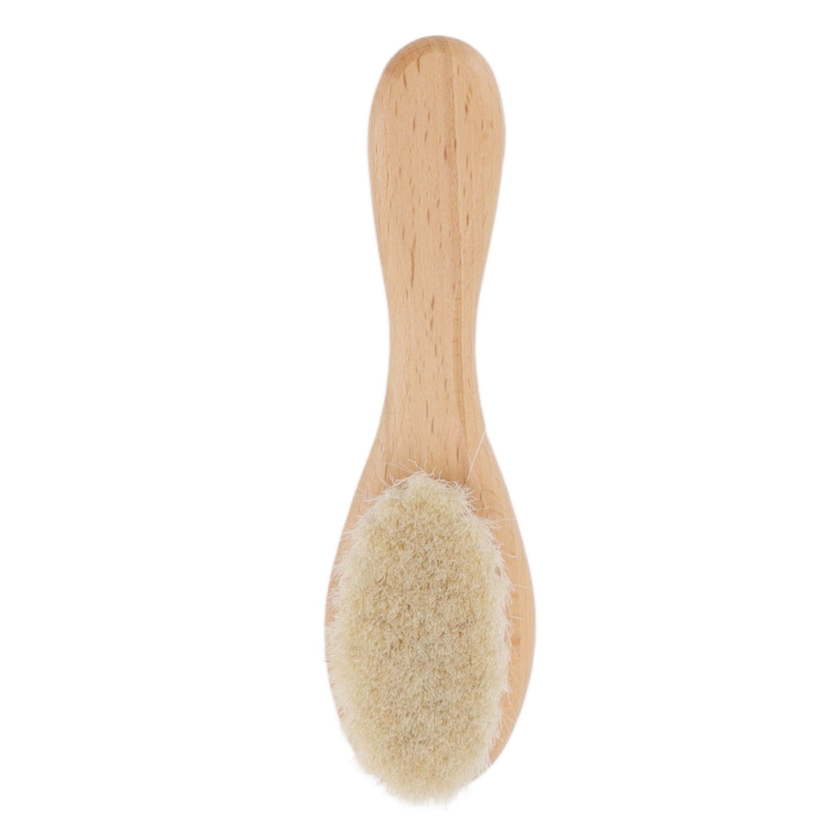 Baby Hair Wool Brush Soft Bristles Styling Beard Brush Baby Bathing Cleaning Nursing Wooden Comb Brush
