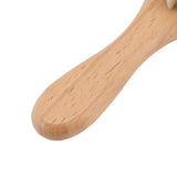 Baby Hair Wool Brush Soft Bristles Styling Beard Brush Baby Bathing Cleaning Nursing Wooden Comb Brush - Extra Image