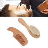 Baby Brush and Comb Set Multifunction Composite Wood and Wool Baby Hair Brush for Men Hair Style Baby Bath