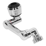 Swivel Faucet Extender Bendable 1080 Degree Rotating Universal Sink Faucet Aerator Extender for Kitchen Balcony Faucet