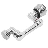 Swivel Faucet Extender Bendable 1080 Degree Rotating Universal Sink Faucet Aerator Extender for Kitchen Balcony Faucet - Rear View