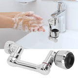 Swivel Faucet Extender Bendable 1080 Degree Rotating Universal Sink Faucet Aerator Extender for Kitchen Balcony Faucet