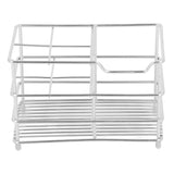Stainless Steel Toothbrush Holder Multipurpose Toothbrush Toothpaste Holder for Bathroom Accessories Silver