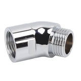 Handhold Shower Elbow Adapter 135 Degrees Shower Head Brass Elbow Adapter Shower Accessories G1/2in - Front View