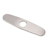 Sink Faucet Hole Cover Deck Plate Brushed 304 Stainless Steel Fishplate Bottom Plate Kitchen Faucet Decorative Panel