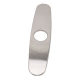Sink Faucet Hole Cover Deck Plate Brushed 304 Stainless Steel Fishplate Bottom Plate Kitchen Faucet Decorative Panel