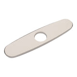 Sink Faucet Hole Cover Deck Plate Brushed 304 Stainless Steel Fishplate Bottom Plate Kitchen Faucet Decorative Panel - Extra Image
