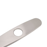Sink Faucet Hole Cover Deck Plate Brushed 304 Stainless Steel Fishplate Bottom Plate Kitchen Faucet Decorative Panel - Extra Image