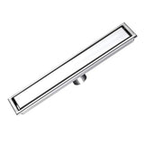 Linear Shower Drain Stainless Steel Rustproof Scratch Resistant Detachable Long Floor Drain for Bathroom Washroom Floor Drain