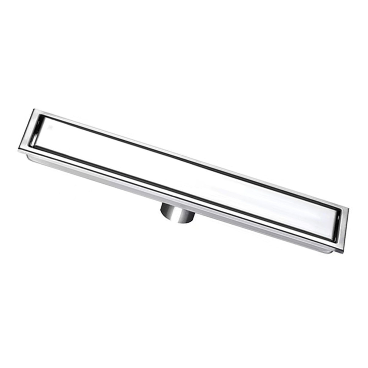 Linear Shower Drain Stainless Steel Rustproof Scratch Resistant Detachable Long Floor Drain for Bathroom Washroom Floor Drain