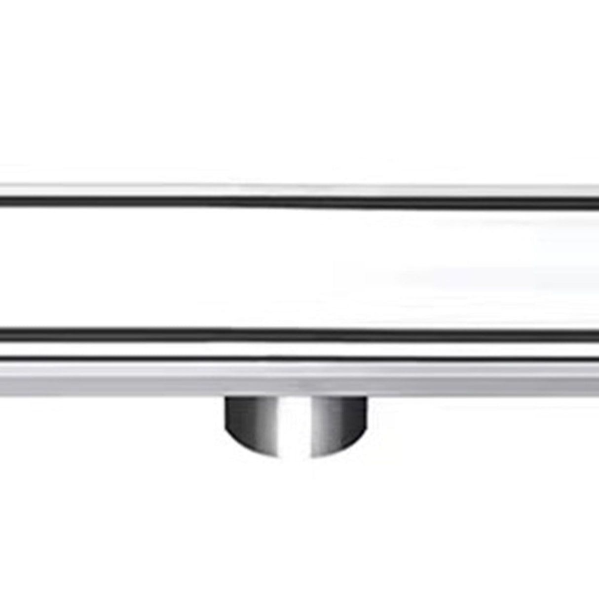 Linear Shower Drain Stainless Steel Rustproof Scratch Resistant Detachable Long Floor Drain for Bathroom Washroom Floor Drain