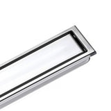 Linear Shower Drain Stainless Steel Rustproof Scratch Resistant Detachable Long Floor Drain for Bathroom Washroom Floor Drain