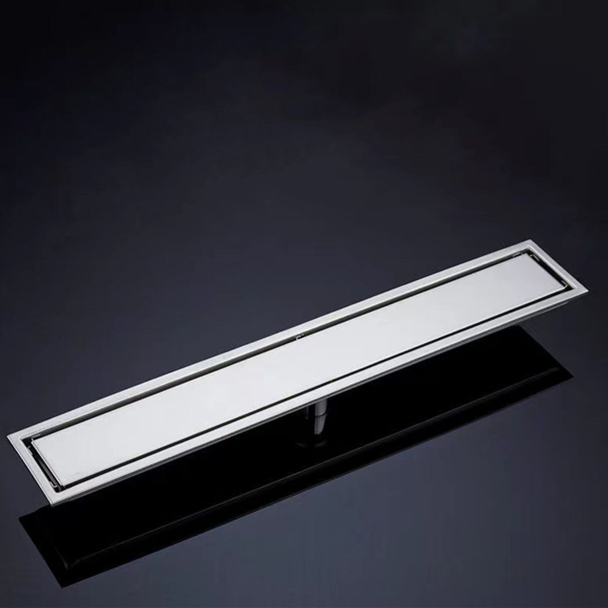 Linear Shower Drain Stainless Steel Rustproof Scratch Resistant Detachable Long Floor Drain for Bathroom Washroom Floor Drain