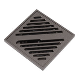 Square Shower Floor Drain Extra Thick Stainless Steel Bathroom Floor Drain for Home Kitchen Accessories Gray