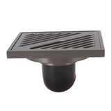 Square Shower Floor Drain Extra Thick Stainless Steel Bathroom Floor Drain for Home Kitchen Accessories Gray