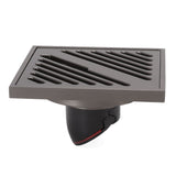 Square Shower Floor Drain Extra Thick Stainless Steel Bathroom Floor Drain for Home Kitchen Accessories Gray - Extra Image
