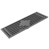 Floor Drain Stainless Steel Rectangle Corrosion Resistance Shower Grate for Kitchen Balcony Hotel 30CM/11.8IN