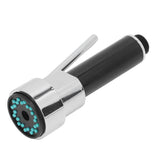 Universal 1/2inch Pull Down Kitchen Spray Head Electroplating ABS Kitchen Sink Faucet Spray Nozzle for Home Bathroom - Rear View