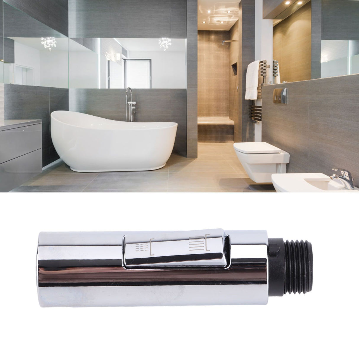 G1/2 Faucet Pull Down Spray Head Water Tap Spray Head Replacement for Kitchen Bathroom Hotel