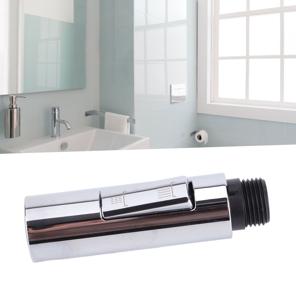 G1/2 Faucet Pull Down Spray Head Water Tap Spray Head Replacement for Kitchen Bathroom Hotel
