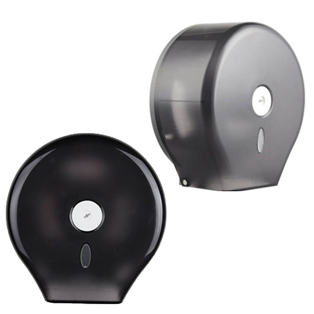 Paper Towel Dispenser Punch Free Wall Mounted Paper Towel Holder with Lock Design for Commercial Home Translucent Black