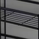 Toilet Shelf Thickening Waterproof Large Capacity Nail Free Installation Iron Over Toilet Bathroom Organizer Single Layer Black - Extra Image