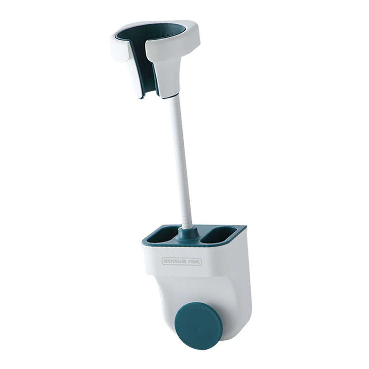 Hair Dryer Holder Wall Mount Punch Free Bracket Support Stand for Bathroom Home Hotel Blue