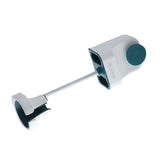Hair Dryer Holder Wall Mount Punch Free Bracket Support Stand for Bathroom Home Hotel Blue - Top-Down View