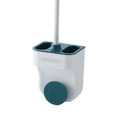 Hair Dryer Holder Wall Mount Punch Free Bracket Support Stand for Bathroom Home Hotel Blue