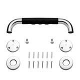 Stainless Steel Grab Bars Rust Resistance Shower Grab Bar with Skid Resistance Silicone for Bathroom Hospital