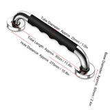 Stainless Steel Grab Bars Rust Resistance Shower Grab Bar with Skid Resistance Silicone for Bathroom Hospital