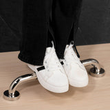 Stainless Steel Grab Bars Rust Resistance Shower Grab Bar with Skid Resistance Silicone for Bathroom Hospital