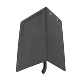 Wall Mounted Tissue Holder Toilet Tissue Bracket Bathroom Paper Roll Hanger with Phone Shelf Black - Close-Up Angle