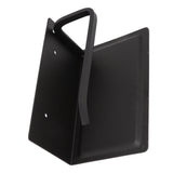 Wall Mounted Tissue Holder Toilet Tissue Bracket Bathroom Paper Roll Hanger with Phone Shelf Black - Low Angle