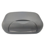 Soap Container Waterproof Washable Grey Portable Soap Case with Lock for Home Ourdoor Travelling - Front View