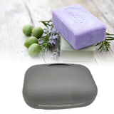 Soap Container Waterproof Washable Grey Portable Soap Case with Lock for Home Ourdoor Travelling