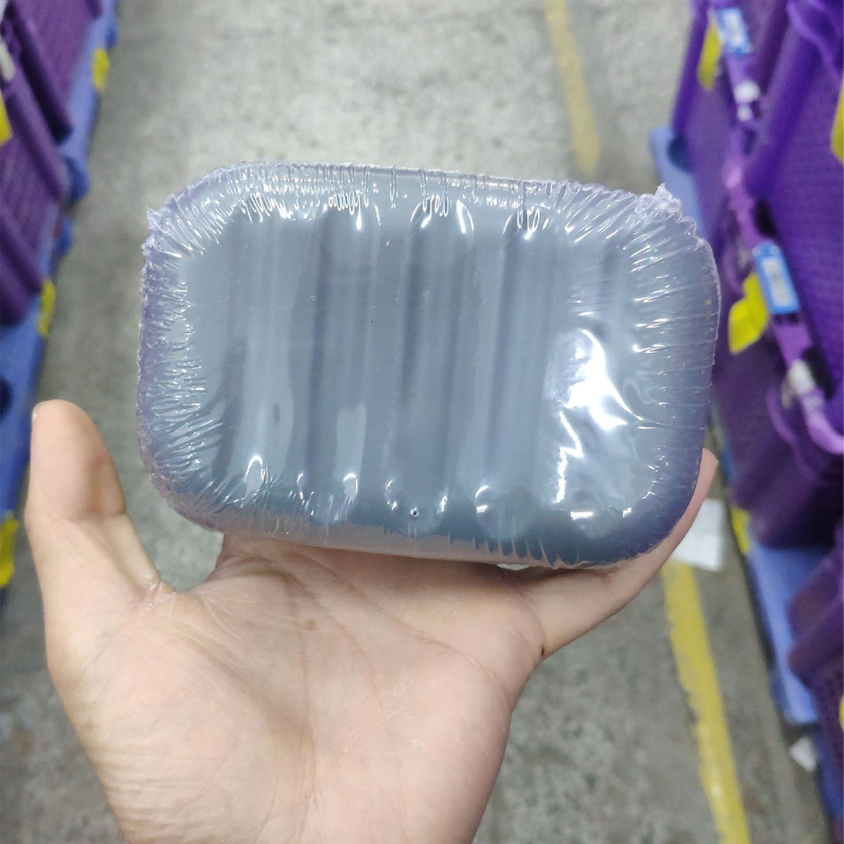 Soap Container Waterproof Washable Grey Portable Soap Case with Lock for Home Ourdoor Travelling