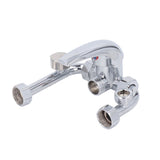 Copper Electric Water Heater Mixing Valve Surface Mounted U Bend Cold Hot Switch Shower Tap Water Inlet Universal Parts G1/2in - Side View