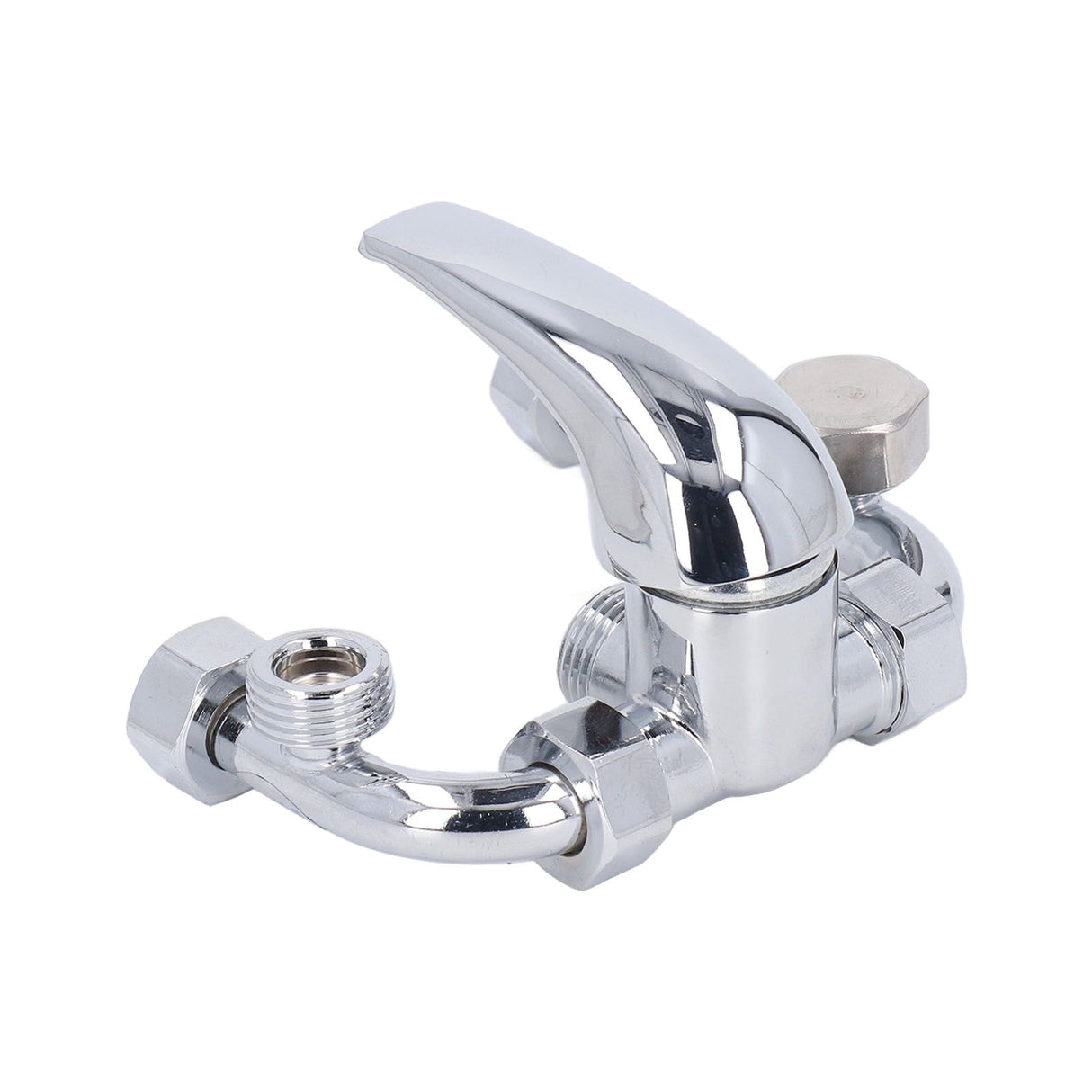 Copper Electric Water Heater Mixing Valve Surface Mounted U Bend Cold Hot Switch Shower Tap Water Inlet Universal Parts G1/2in