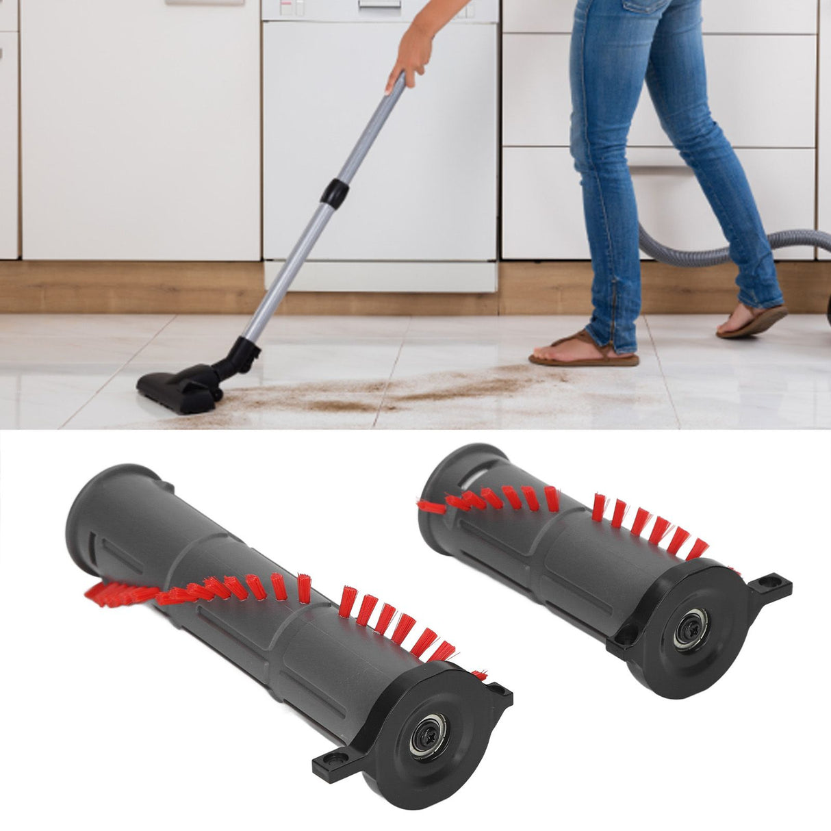 2pcs Vacuum Cleaner Brush Roll for DC40 Soft Texture Vacuum Cleaner Brushhead Replacement Accessories