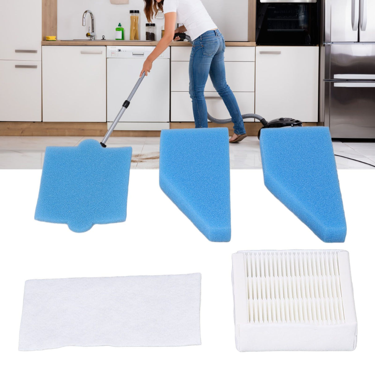 5 Pcs Filters Set for Thomas 787241 Vacuum Cleaner Filter Accessories Replacement