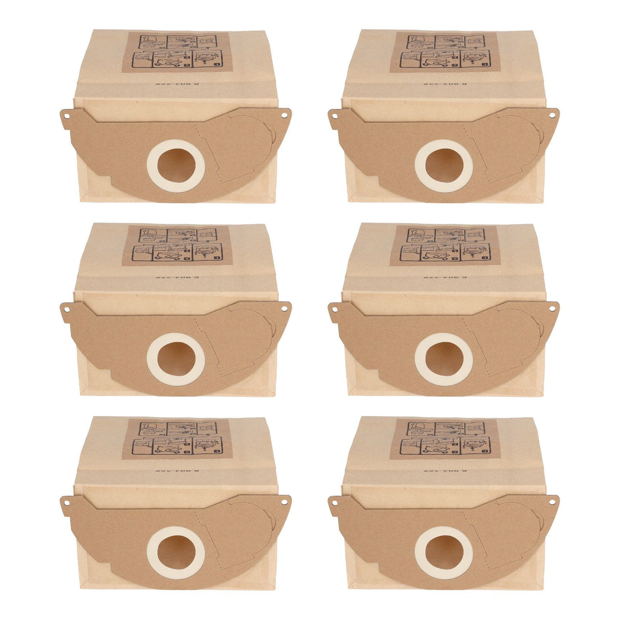 Vacuum Cleaner Paper Garbage Dust Bag for Karcher WD2250 A2004 A2054 MV2 Vacuum Cleaner