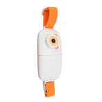 Foldable Menstrual Pain Belt Digital Display USB Charging Fast Heating Waist Warming Belt for Women Orange