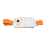 Foldable Menstrual Pain Belt Digital Display USB Charging Fast Heating Waist Warming Belt for Women Orange