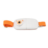 Foldable Menstrual Pain Belt Digital Display USB Charging Fast Heating Waist Warming Belt for Women Orange - 45-Degree Angle