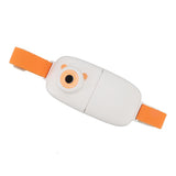Foldable Menstrual Pain Belt Digital Display USB Charging Fast Heating Waist Warming Belt for Women Orange